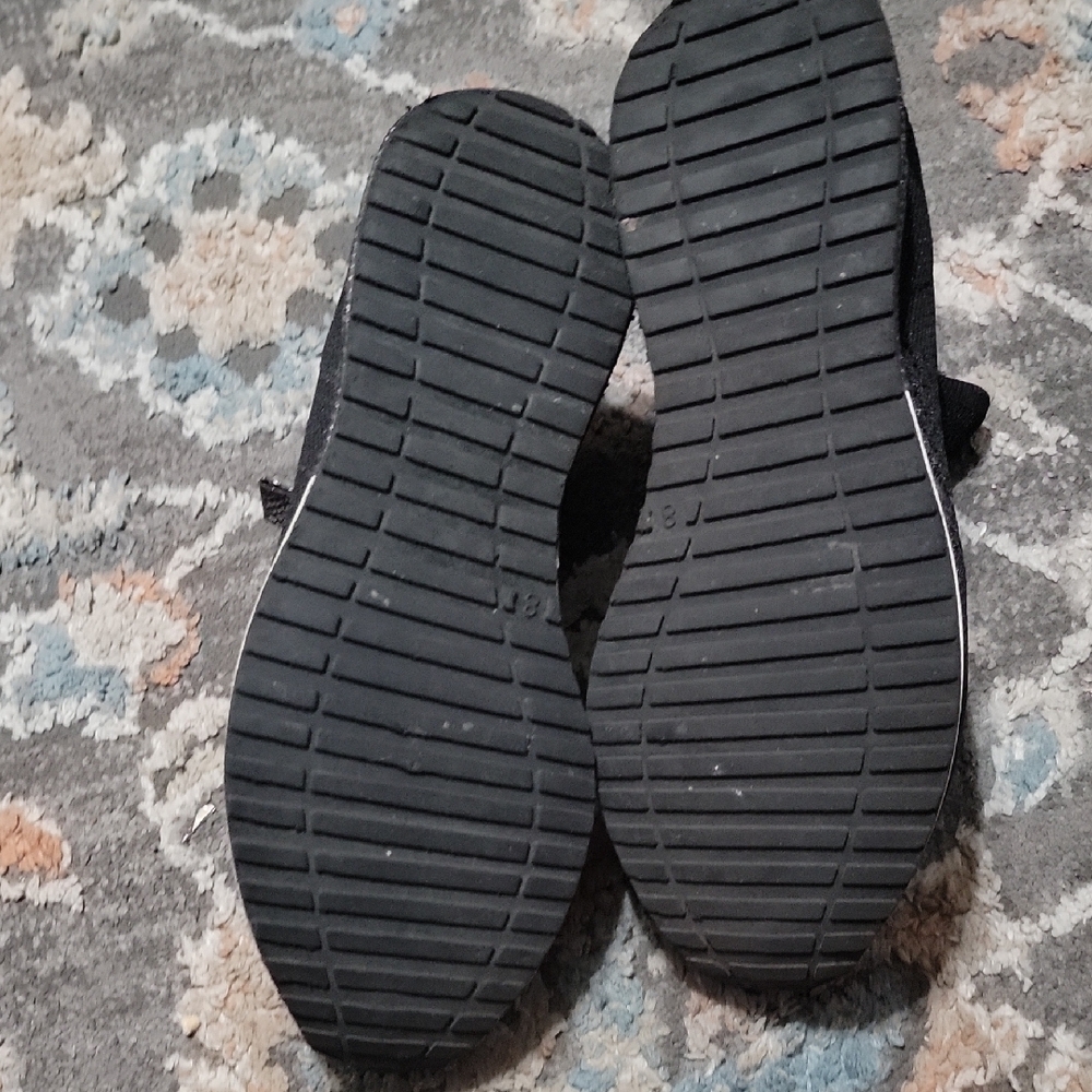 Women's Black Slip-On Sneakers - Picture 5 of 7